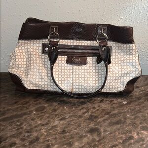 Coach Penelope Op Art Signature C Satchel